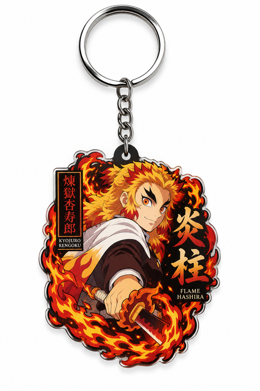Kyojuro Rengoku Demon Slayer Keychain